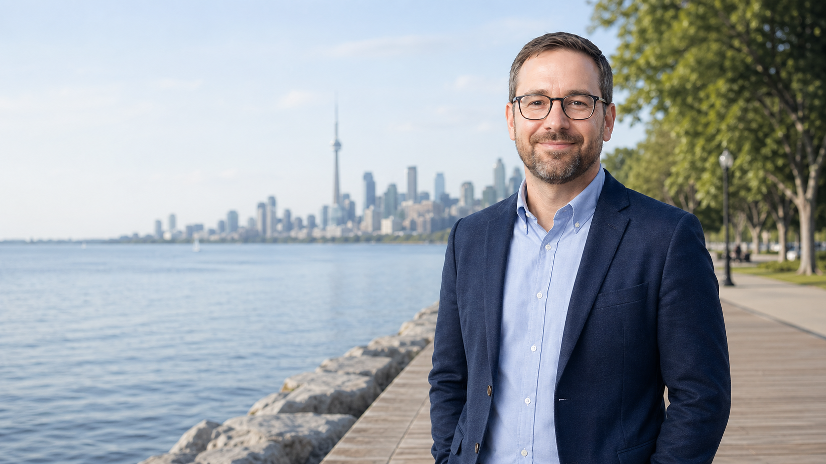 Karsten Riedel at the Toronto waterfront
